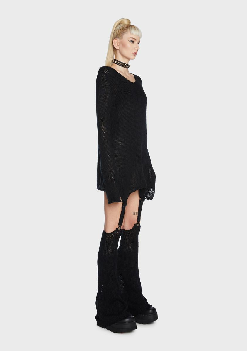 Ruined Life Sweater And Leg Warmers Set