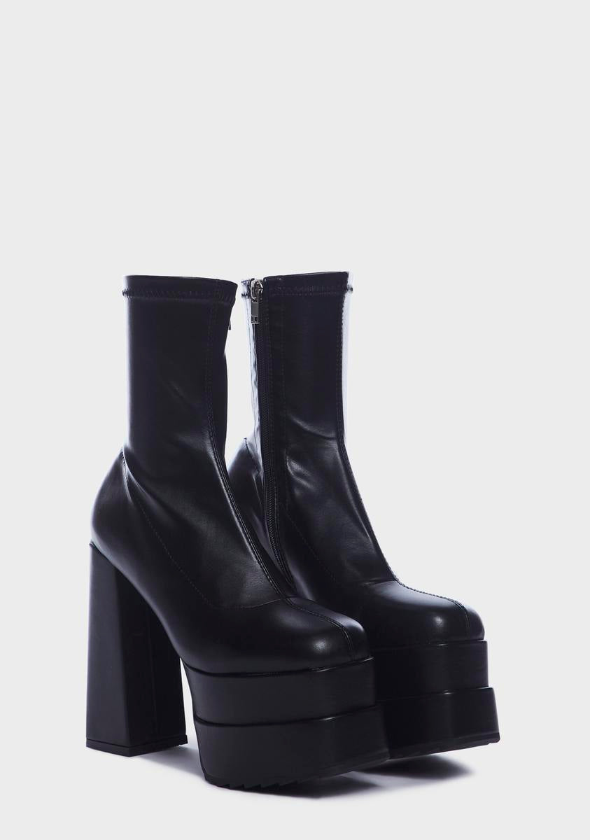 Crybaby Platform Ankle Boots