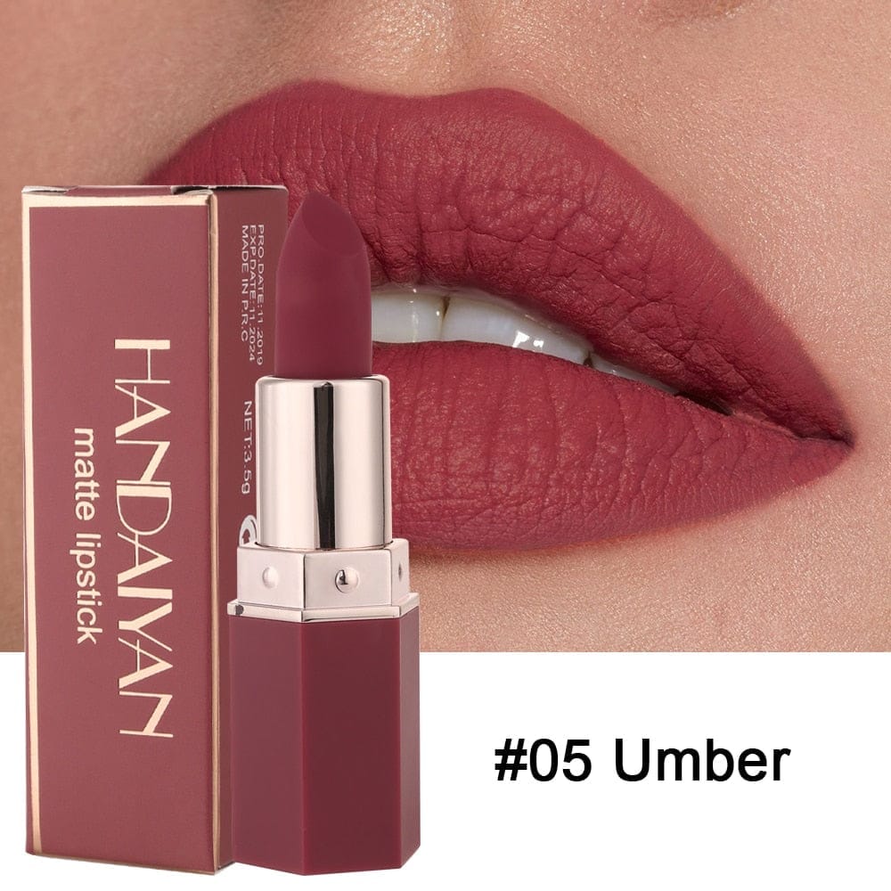 6 Colors Waterproof Nude Matte Long Lasting Lip Stick