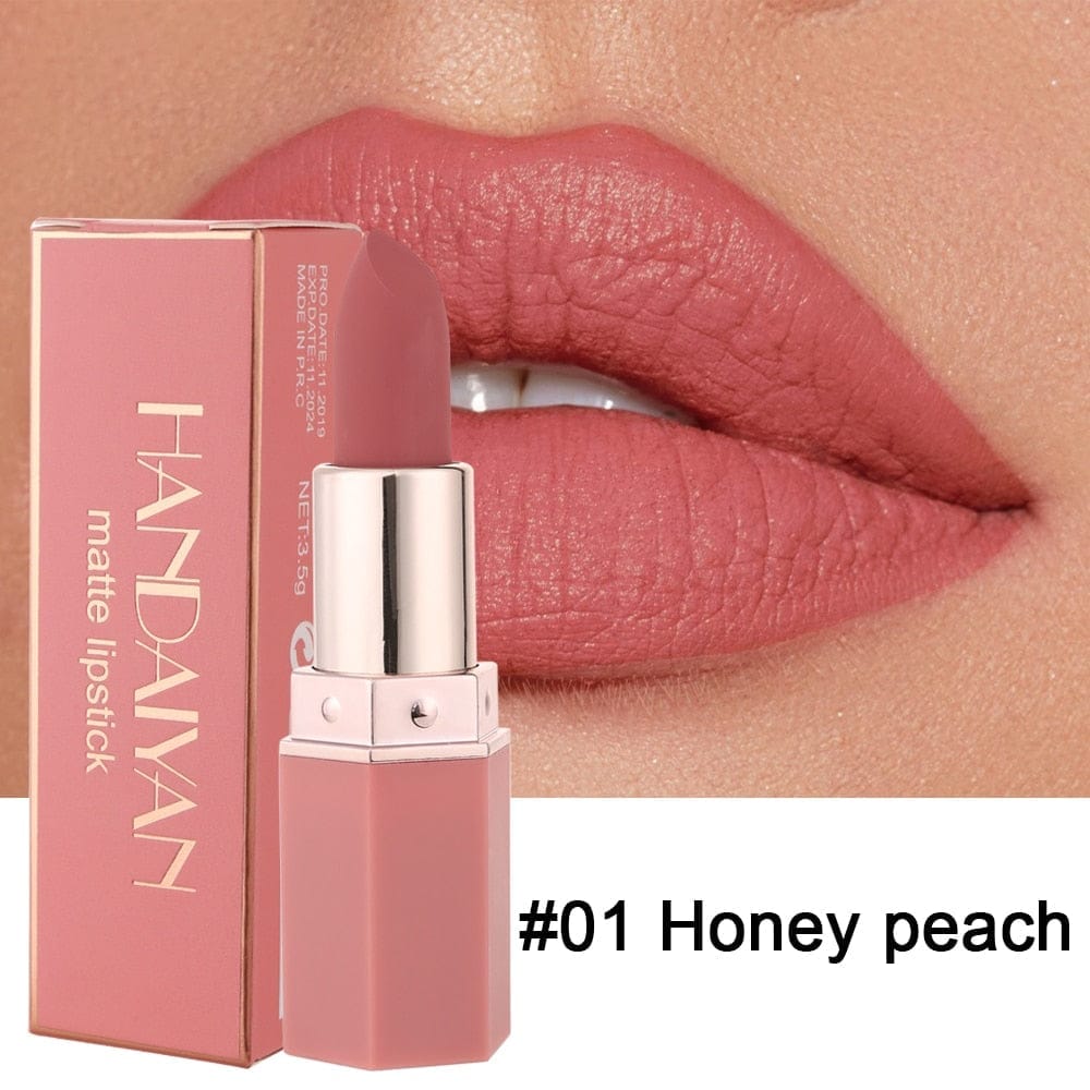 6 Colors Waterproof Nude Matte Long Lasting Lip Stick
