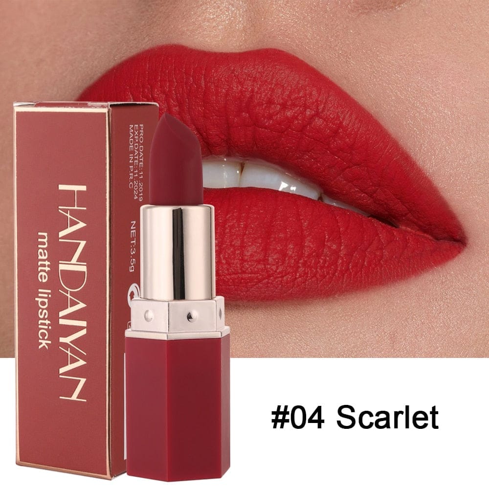6 Colors Waterproof Nude Matte Long Lasting Lip Stick