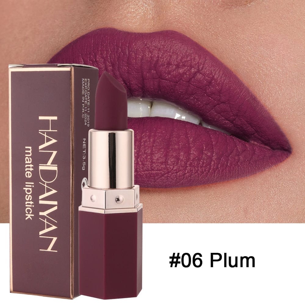 6 Colors Waterproof Nude Matte Long Lasting Lip Stick