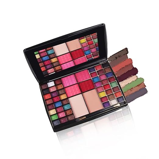 Seven Seas Professional Makeup Artist 54 Pigmented Colors Eyeshadow Skin - 48 gms