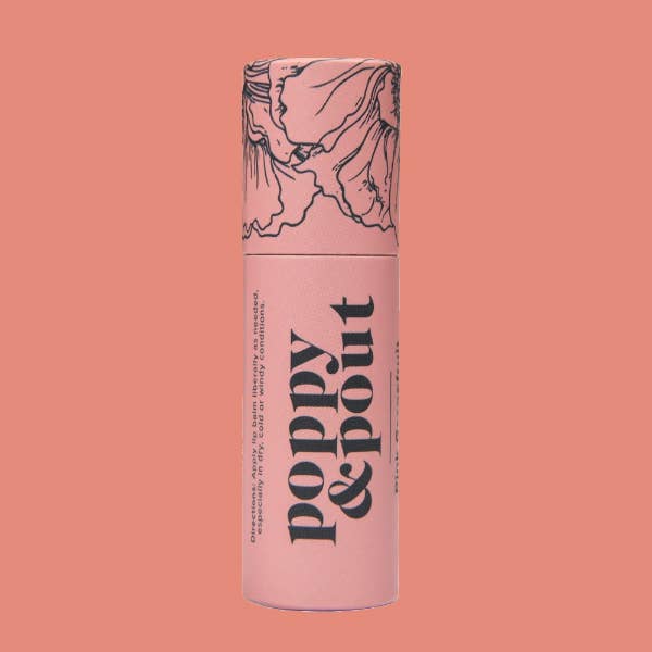 {Poppy & Pout} Flower Power Lip Balm :: Pink Grapefruit