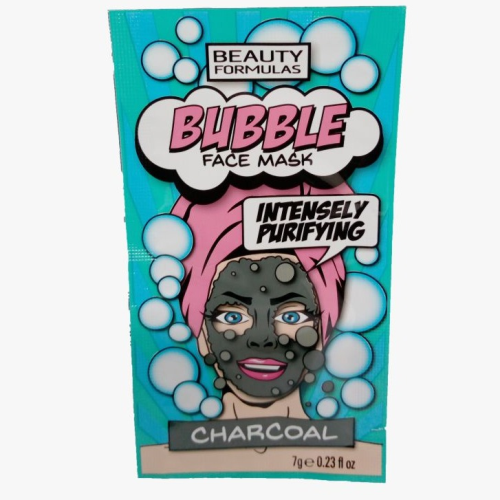 BEAUTY FORMULA BUBBLE FACE MASK - CHARCOAL 7GM