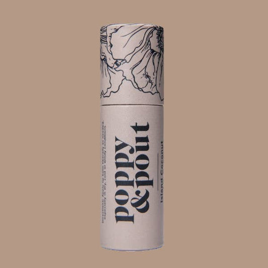 {Poppy & Pout} Flower Power Lip Balm :: Island Coconut