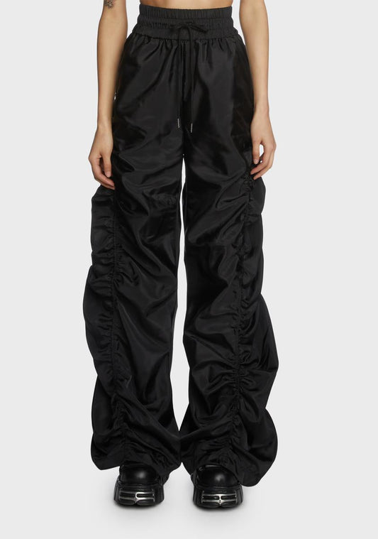 Ruched Wide Leg Pants