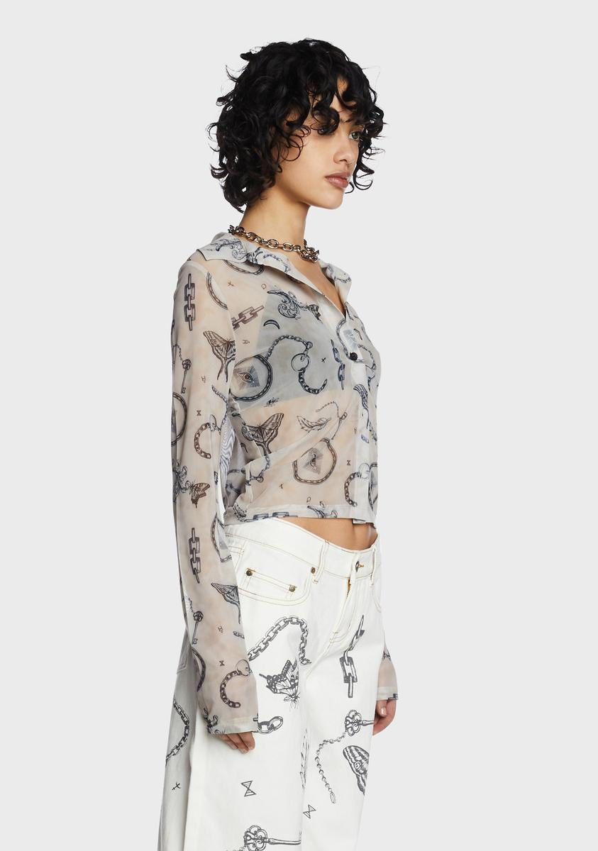 Spell Sheer Shirt
