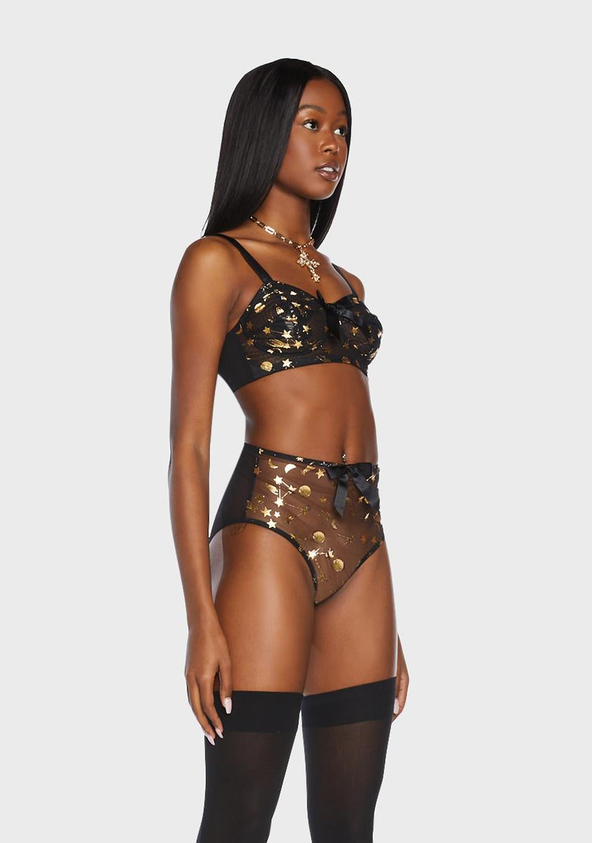 x Bettie Page Solar Cosmic Bullet Bra