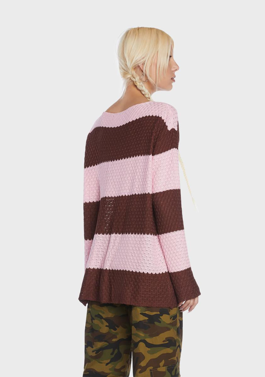 Striped Knit Jumper