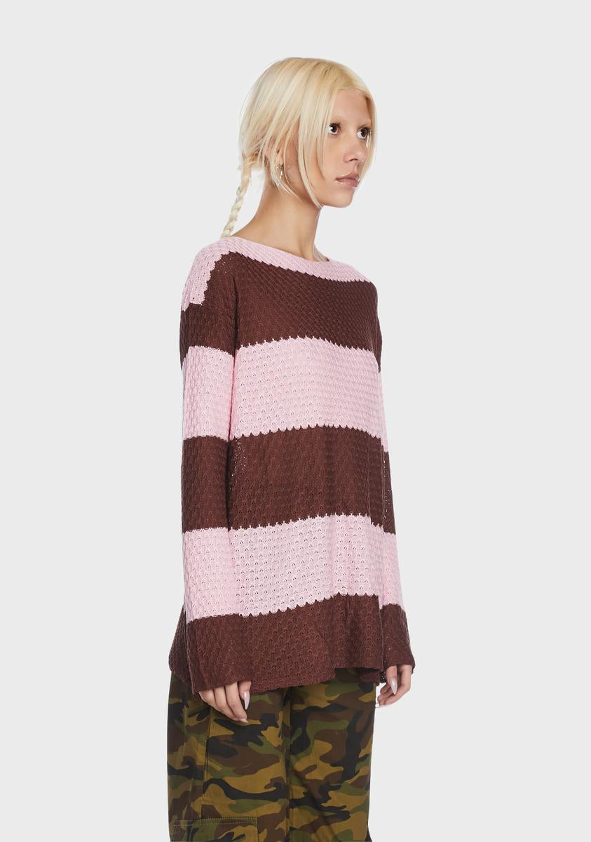 Striped Knit Jumper