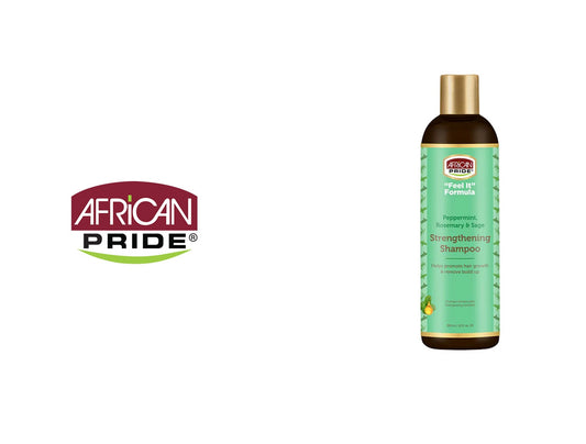 AFRICAN PRIDE FEEL IT FORMULA STRENGTHENING SHAMPOO 12oz