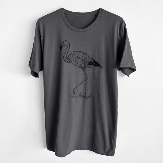 Andean Flamingo - Phoenicoparrus andinus - Unisex Crewneck - Made in USA - 100% Organic Cotton