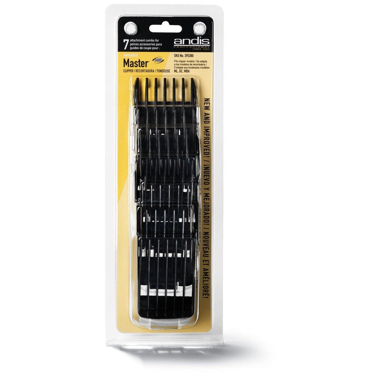 Andis Improved Master Attachment Comb 7pc Set