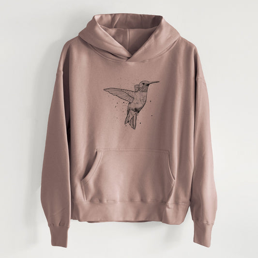 Archilochus Colubris - Ruby-throated Hummingbird - Women's Heavyweight Relaxed Hoodie