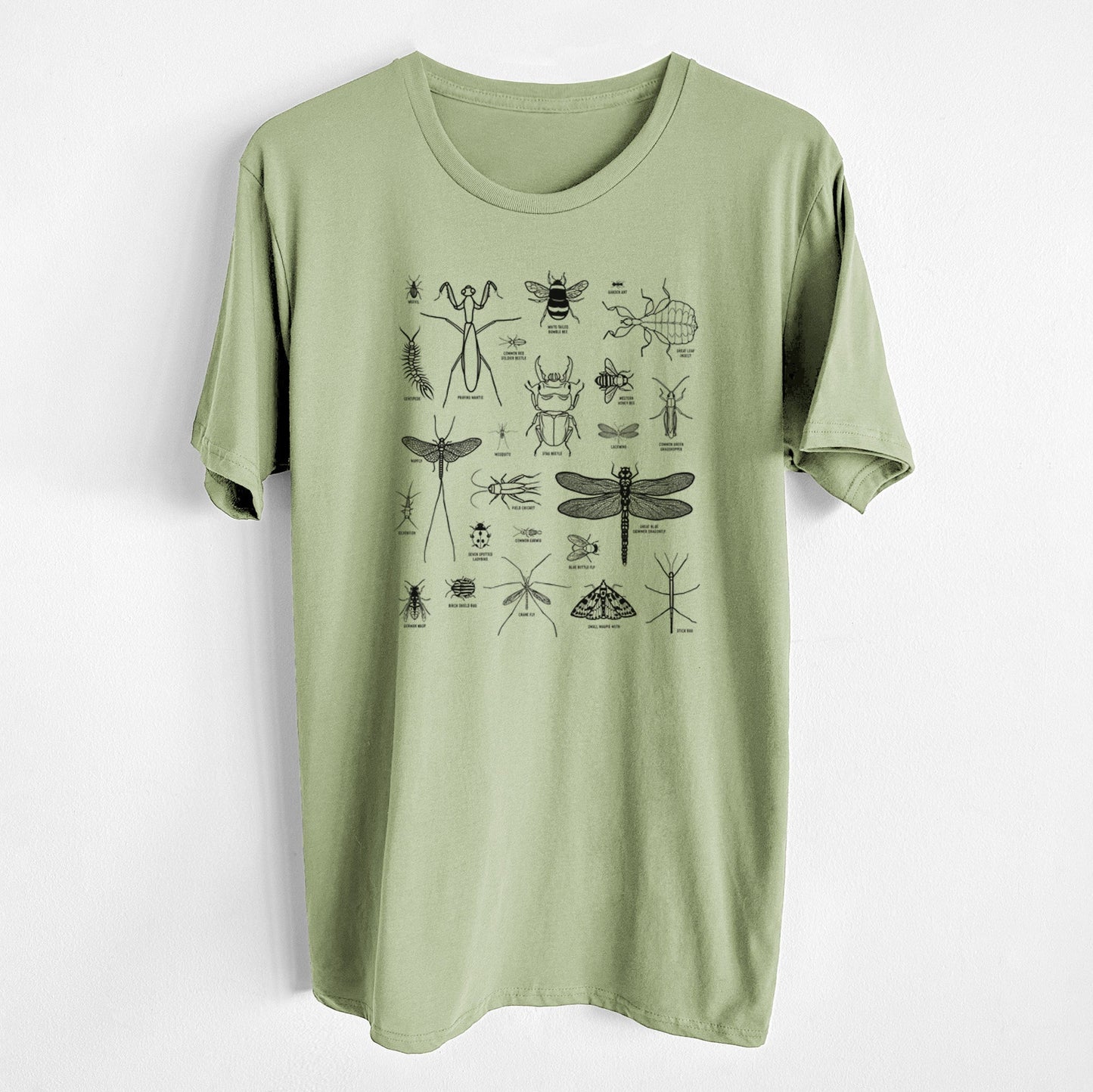 Chart of Arthropods/Insects - Unisex Crewneck - Made in USA - 100% Organic Cotton