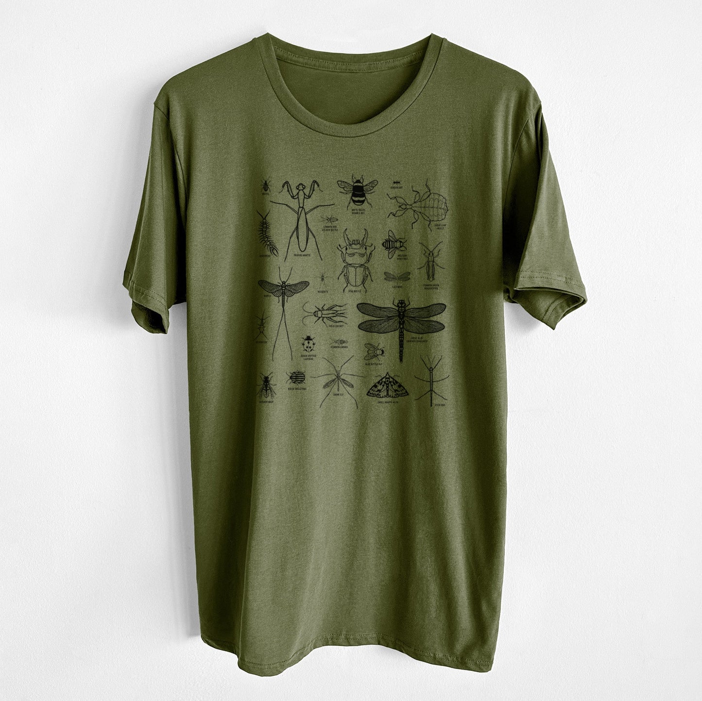Chart of Arthropods/Insects - Unisex Crewneck - Made in USA - 100% Organic Cotton