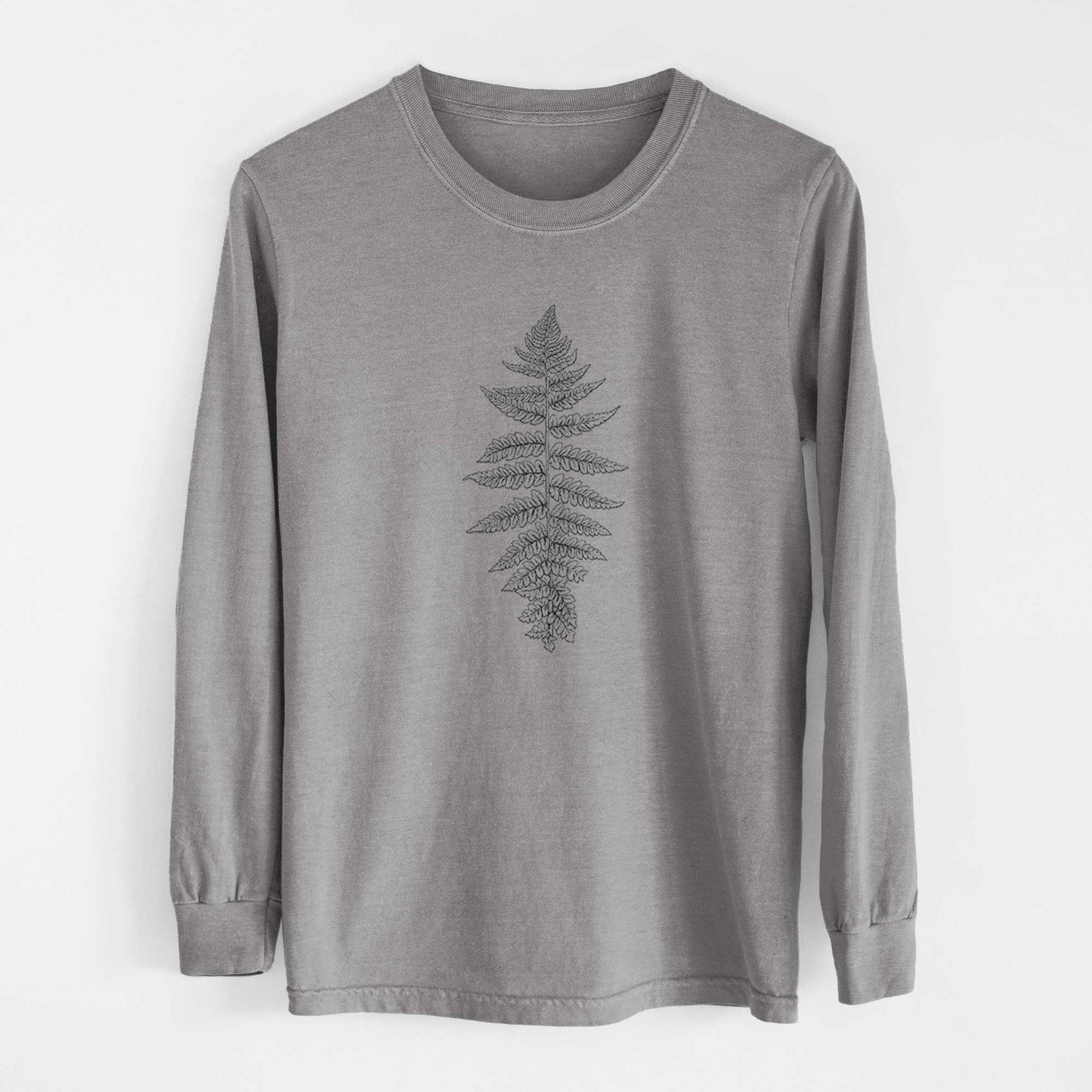 Athyrium filix femina - Lady Fern - Heavyweight 100% Cotton Long Sleeve