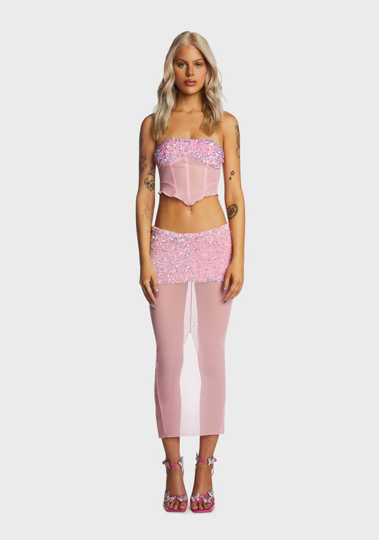 Baby Raise Your Glass Skirt Set