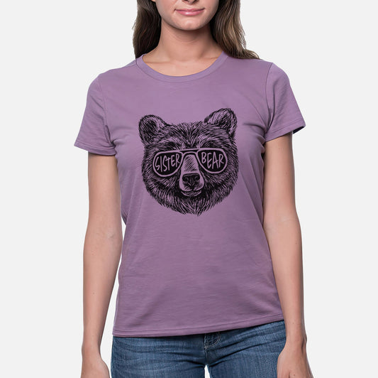 Sister Bear - Women's Crewneck - Made in USA - 100% Organic Cotton