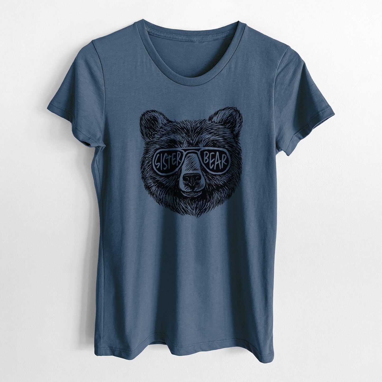 Sister Bear - Women's Crewneck - Made in USA - 100% Organic Cotton