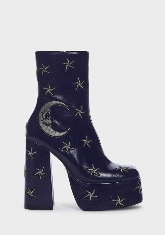 Dreams Of Mooncraft Heeled Boots