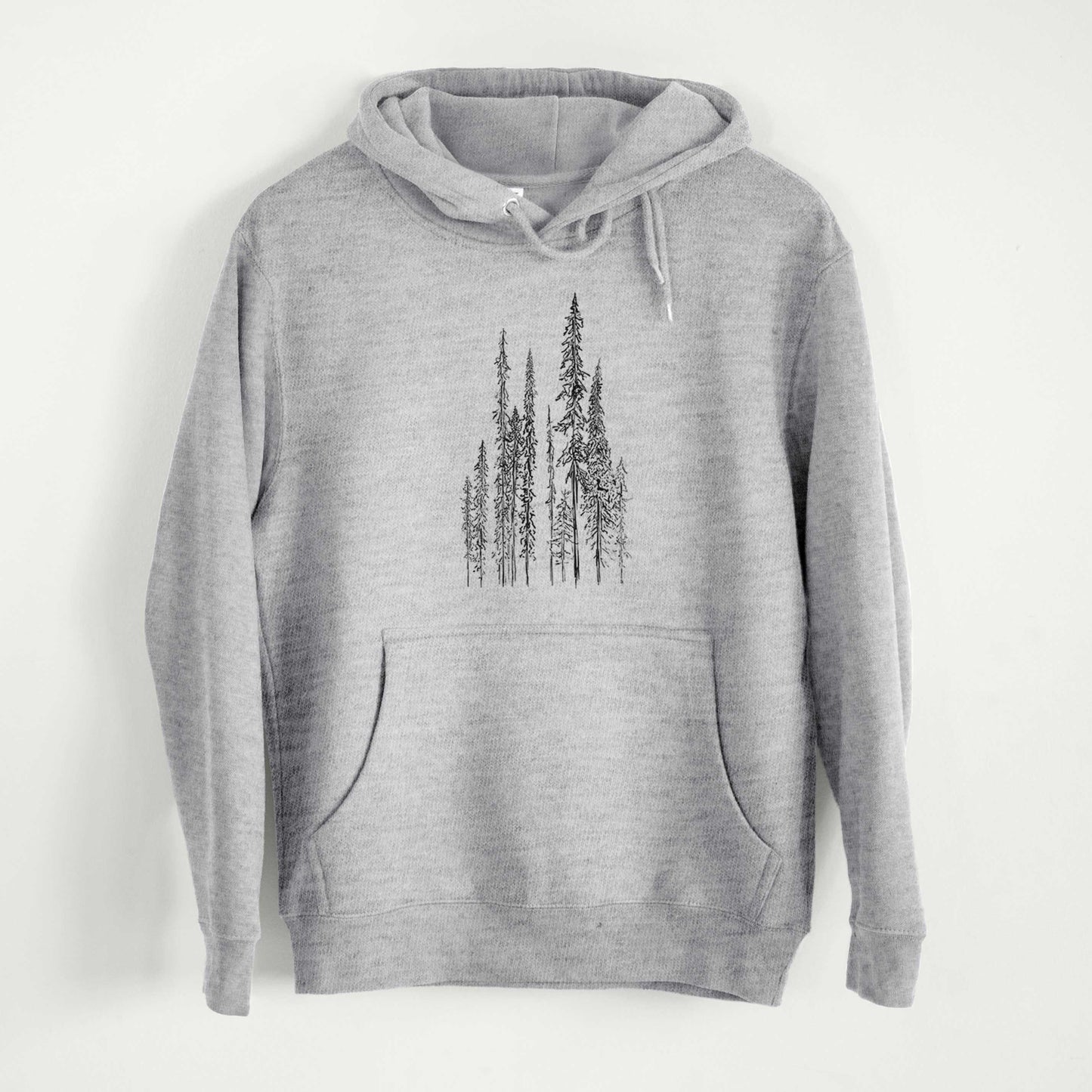 Black Spruce (Picea mariana)  - Mid-Weight Unisex Premium Blend Hoodie