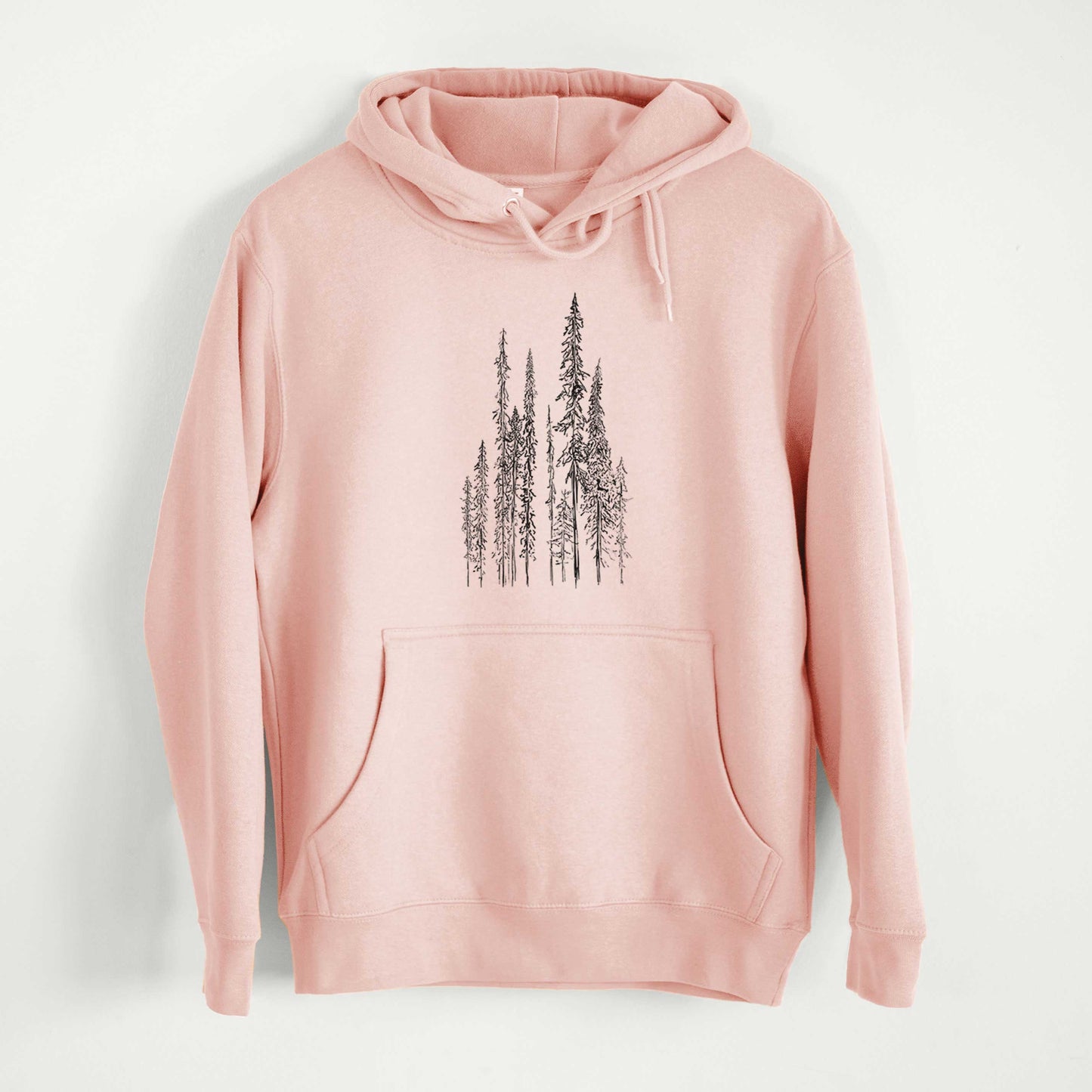 Black Spruce (Picea mariana)  - Mid-Weight Unisex Premium Blend Hoodie