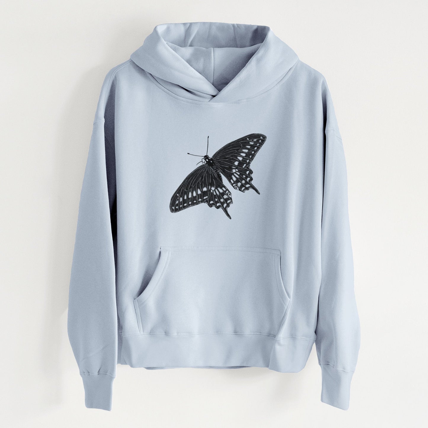 Black Swallowtail Butterfly - Papilio polyxenes - Women's Heavyweight Relaxed Hoodie
