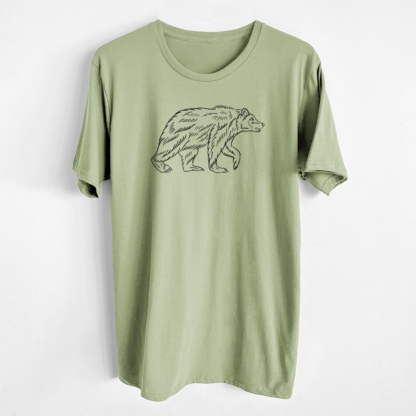 Brown Bear - Unisex Crewneck - Made in USA - 100% Organic Cotton