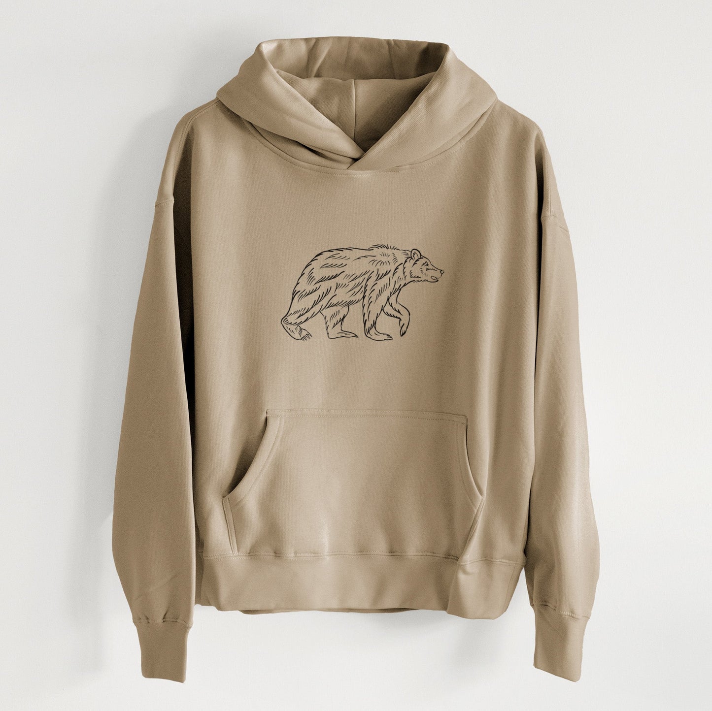 Brown Bear - Women's Heavyweight Relaxed Hoodie