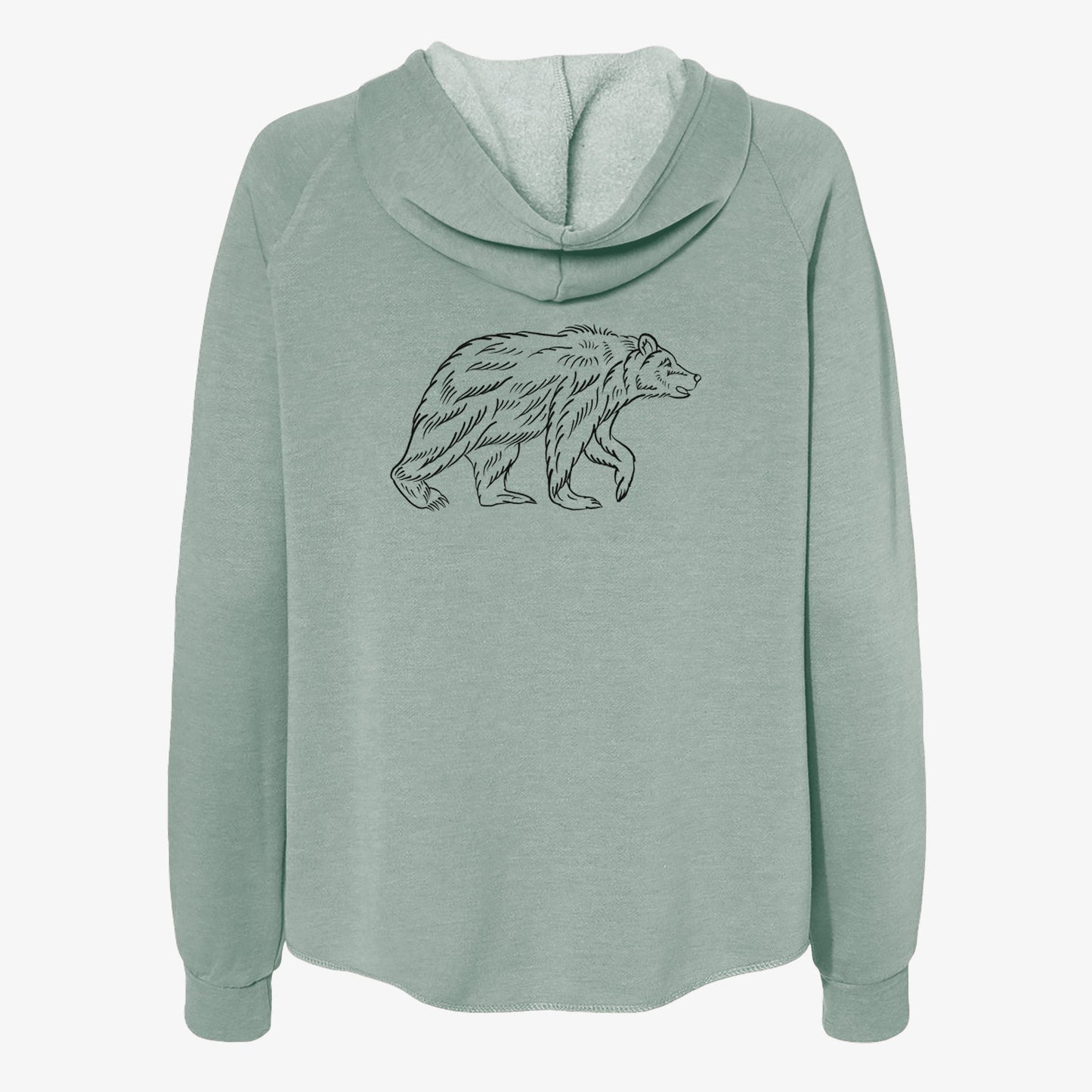 Brown Bear - Women's Cali Wave Zip-Up Sweatshirt