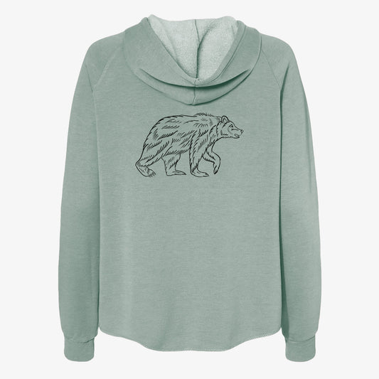 Brown Bear - Women's Cali Wave Zip-Up Sweatshirt