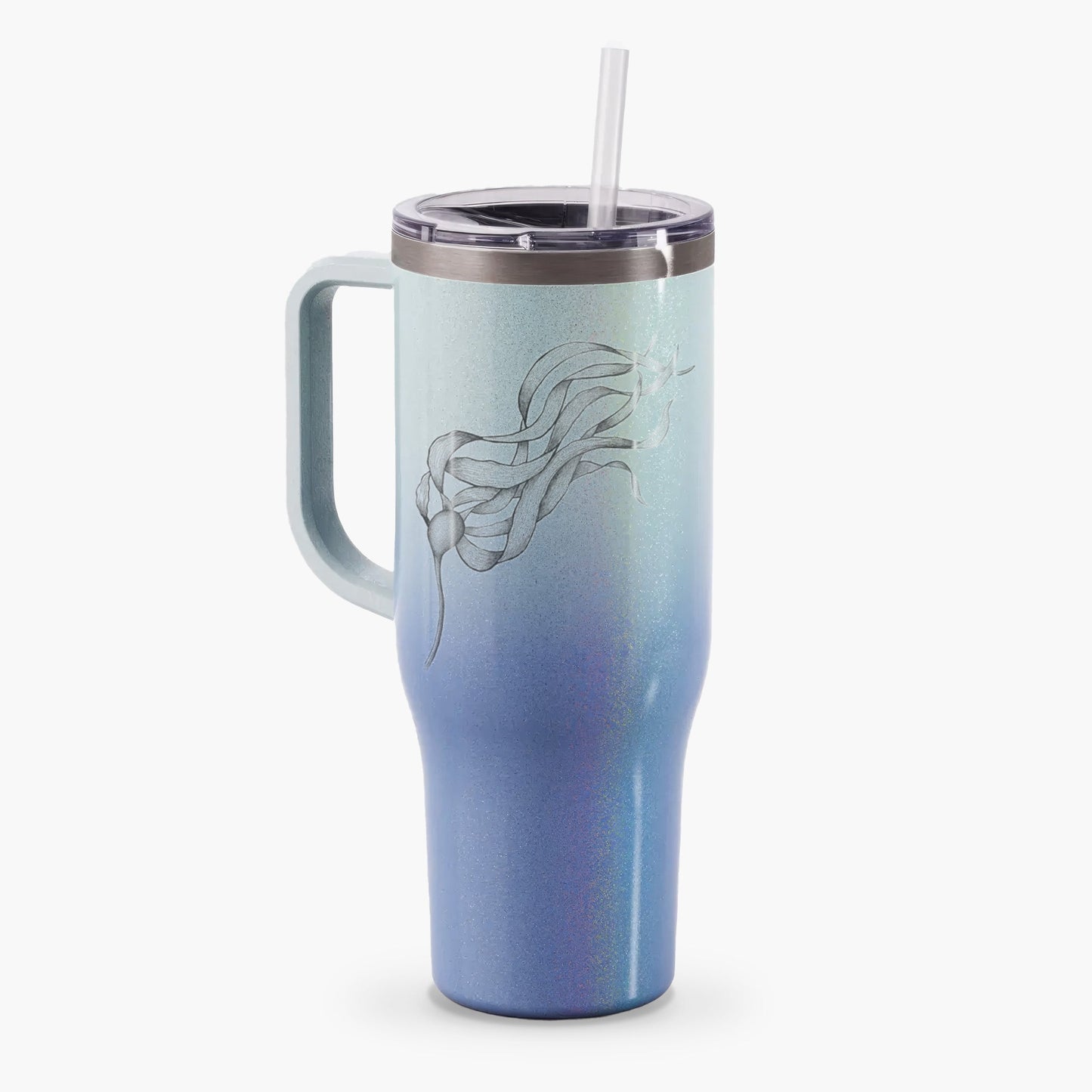 Bull Kelp - Nereocystis Luetkeana - 40oz Tumbler with Handle