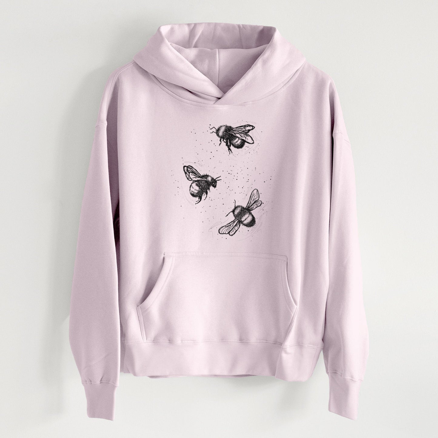 American Bumblebee Trio - Bombus Pensylvanicus - Women's Heavyweight Relaxed Hoodie