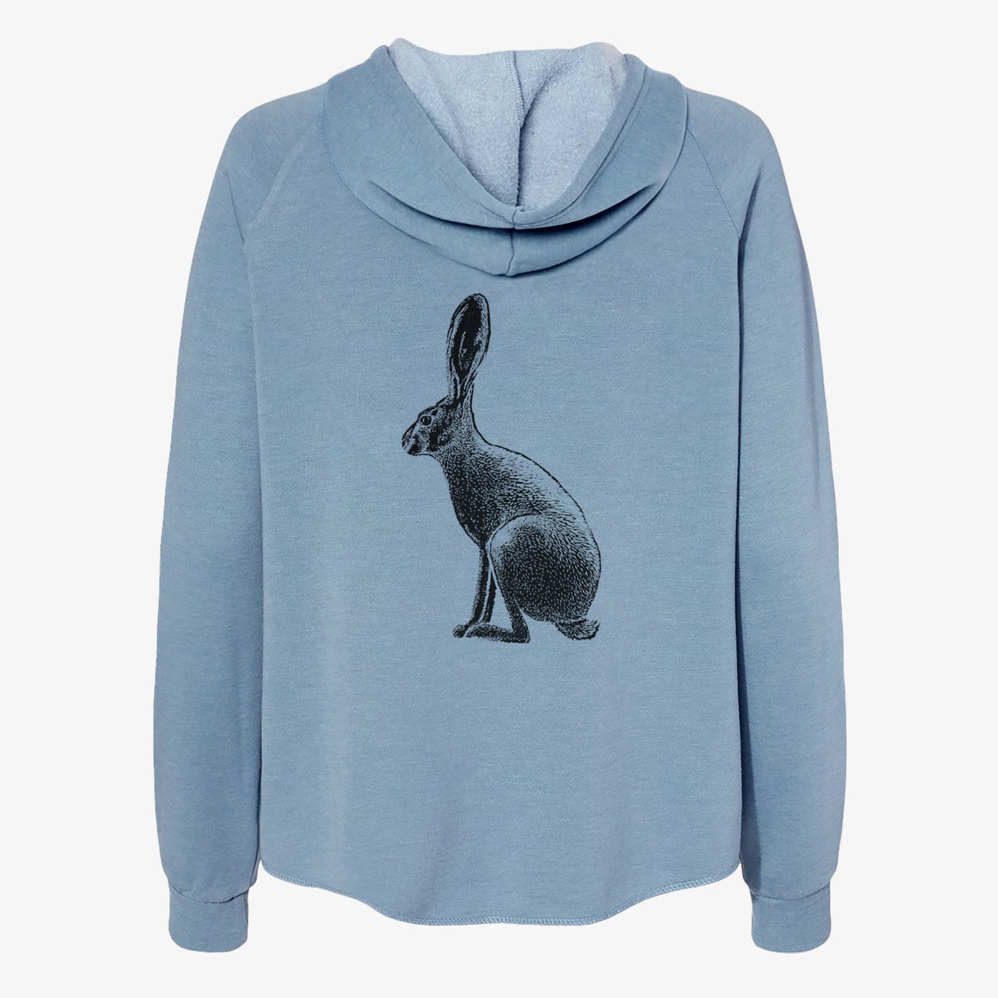 Wild California Hare - Black-tailed Jackrabbit - Women's Cali Wave Zip-Up Sweatshirt
