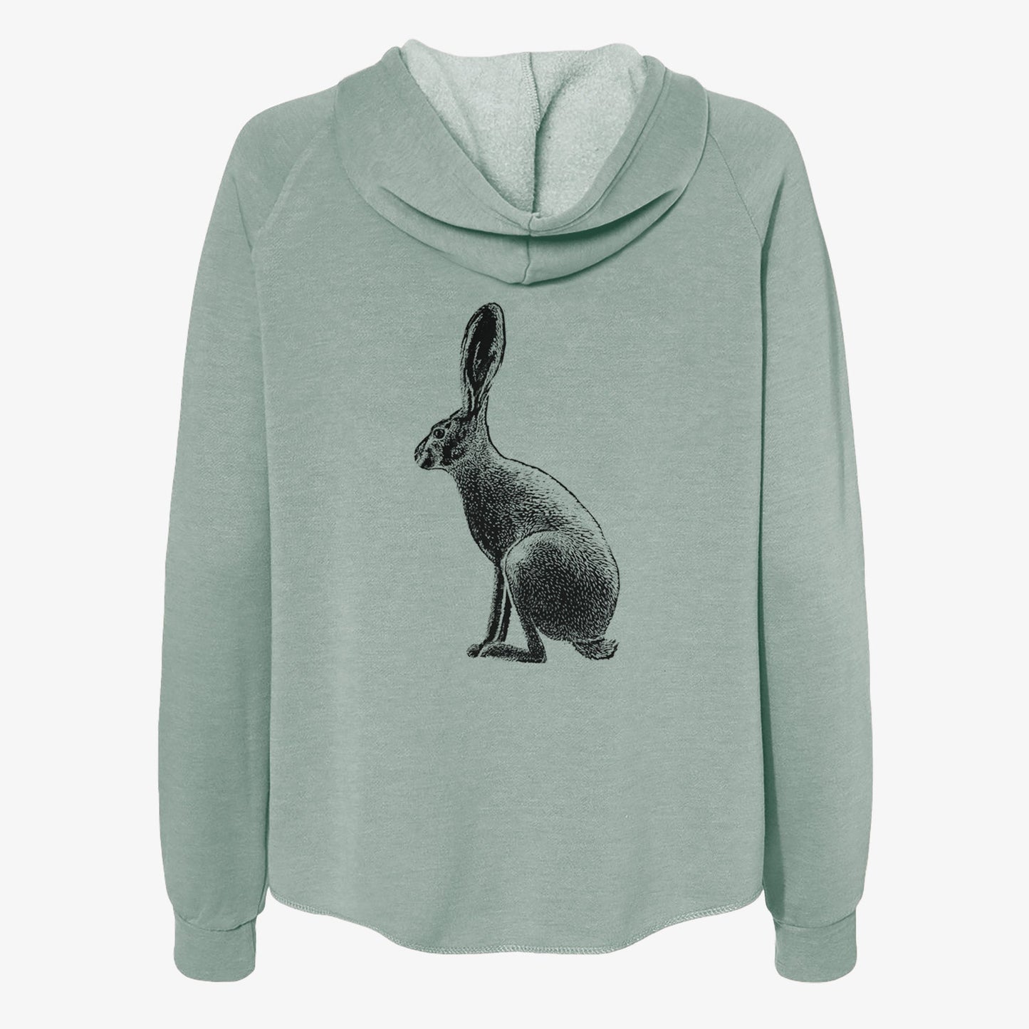 Wild California Hare - Black-tailed Jackrabbit - Women's Cali Wave Zip-Up Sweatshirt