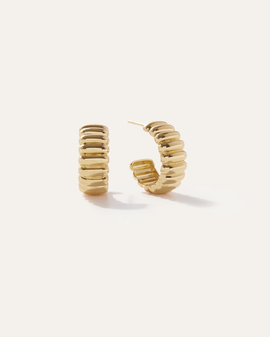 Chunky Bubble Ridge Hoops