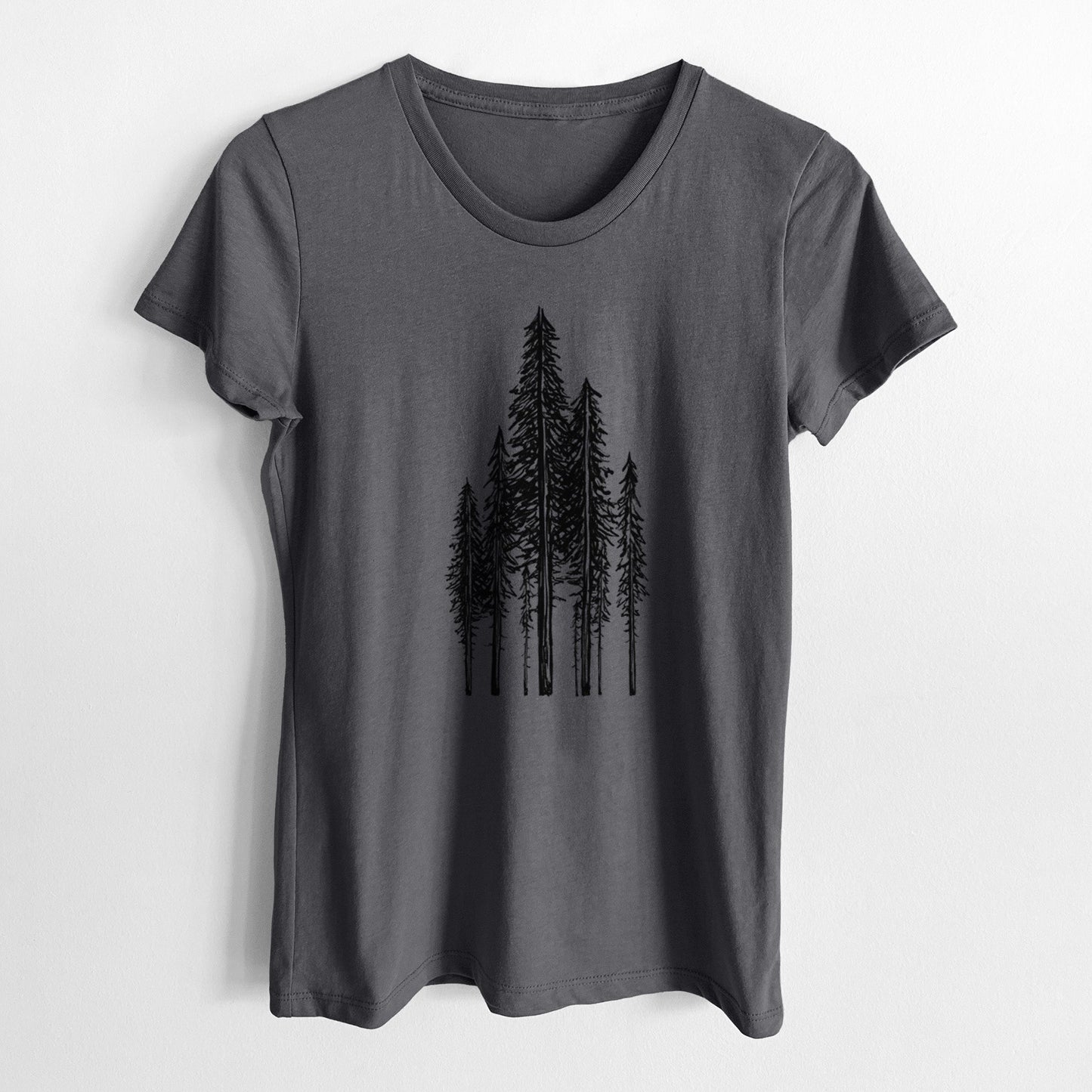 Coastal Redwoods - Women's Crewneck - Made in USA - 100% Organic Cotton