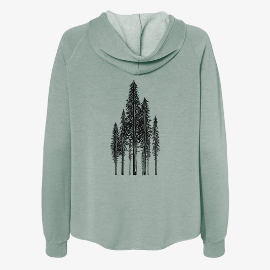 Coastal Redwoods - Women's Cali Wave Zip-Up Sweatshirt