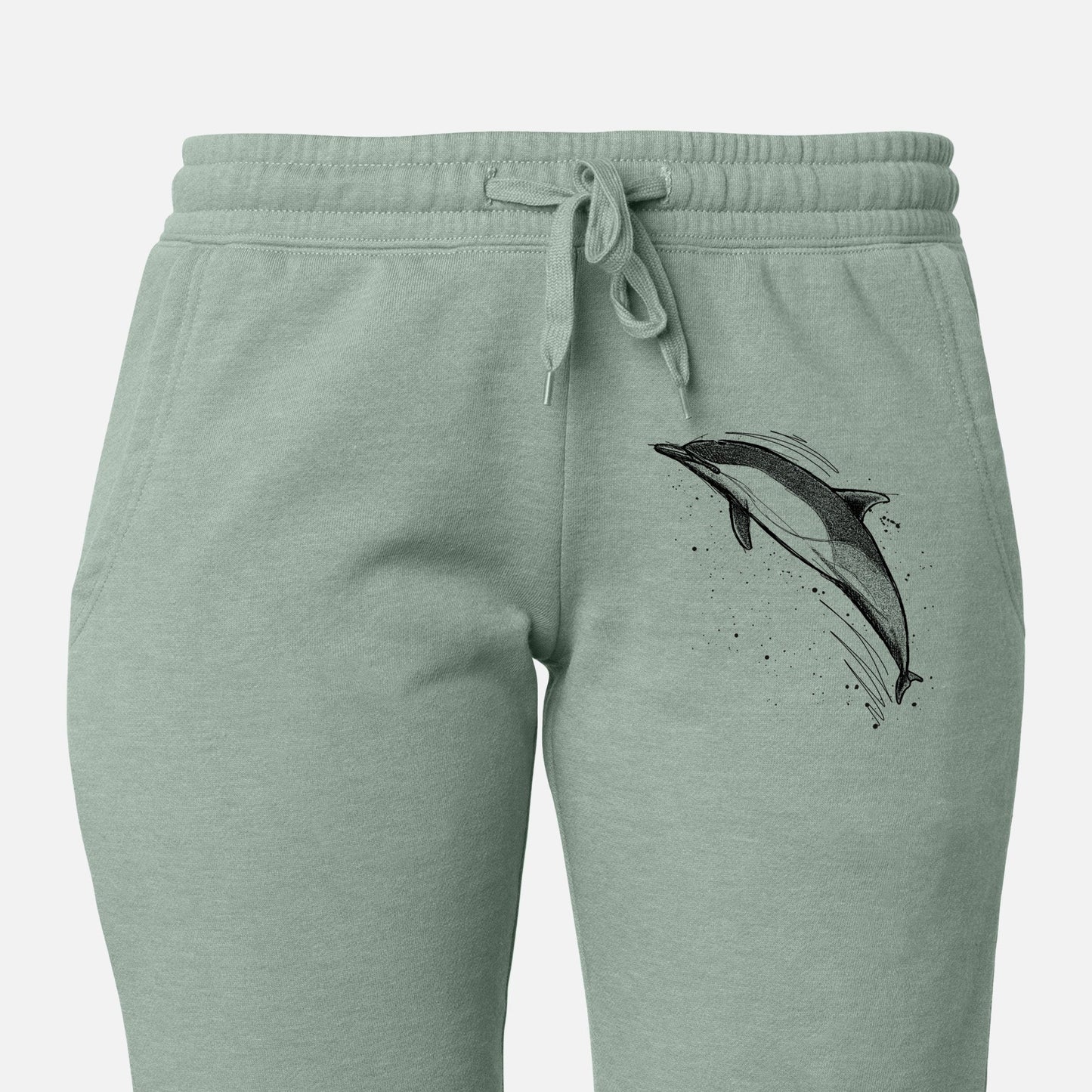 Short-Beaked Common Dolphin - Delphinus delphis - Women's Cali Wave Jogger Sweatpants