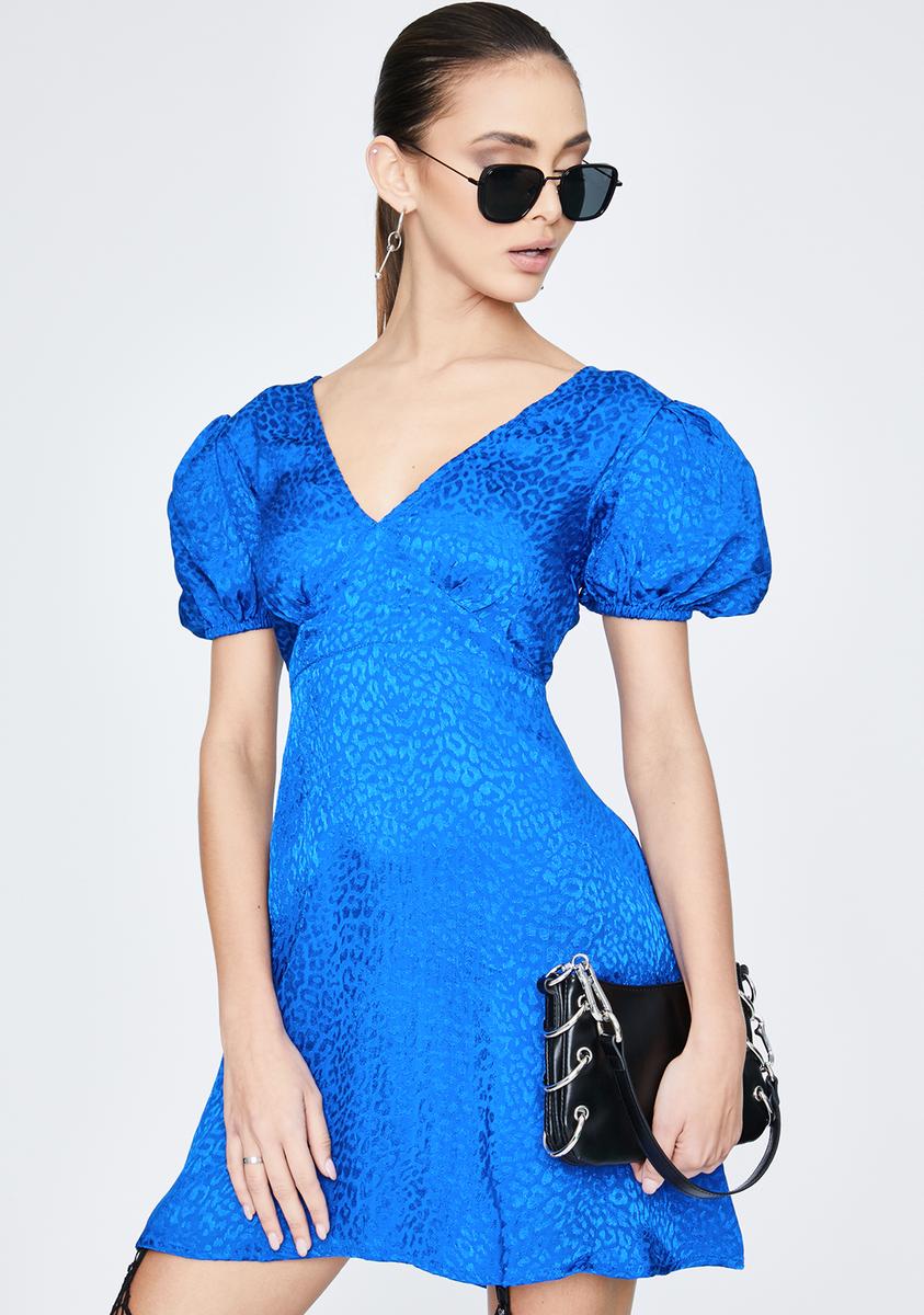 Royal Blue Elfy Mini Dress