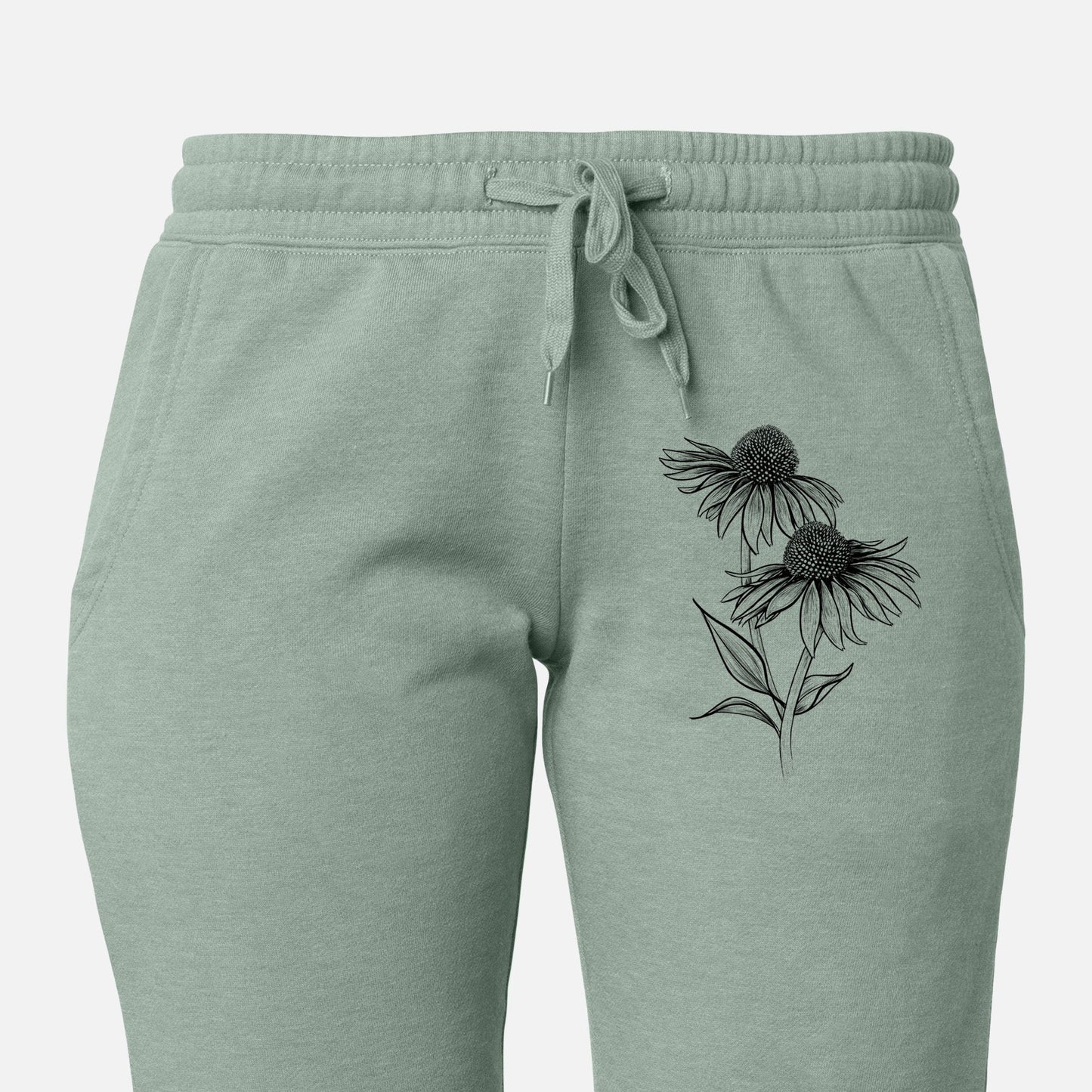 Coneflower - Echinacea purpurea - Women's Cali Wave Jogger Sweatpants