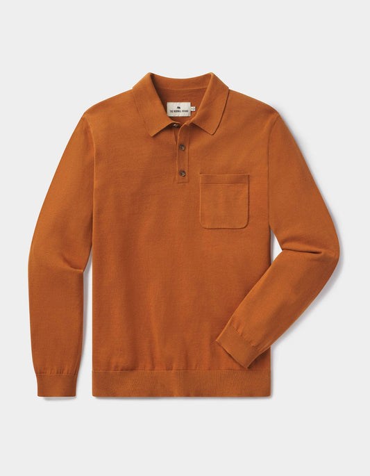 Robles Knit Long Sleeve Polo