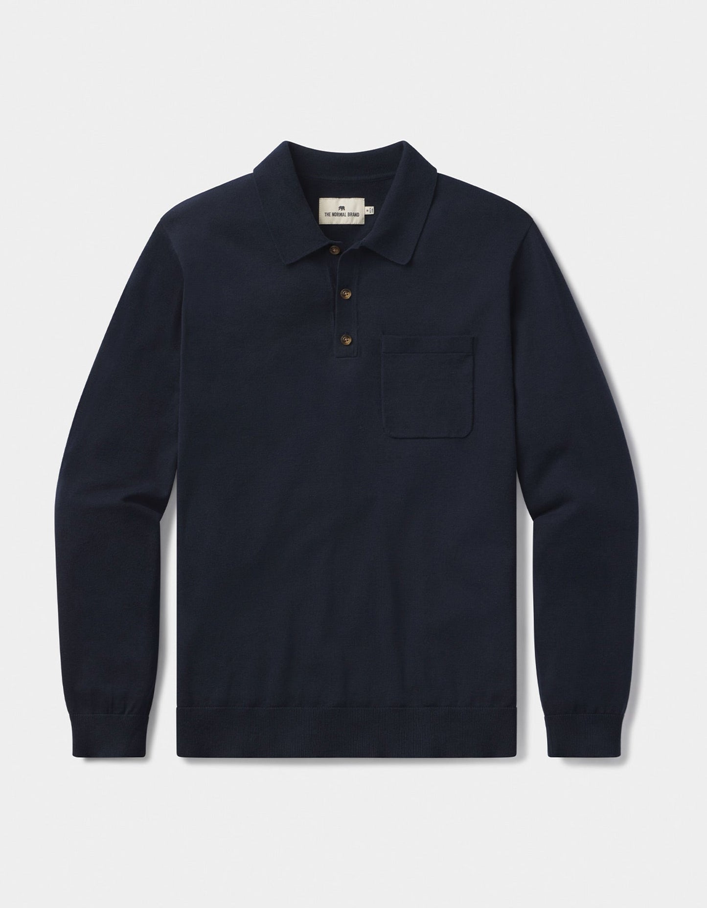Robles Knit Long Sleeve Polo