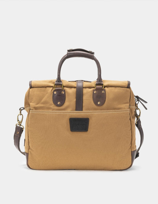 Utility Laptop Bag - Tan