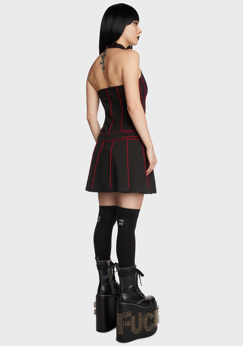 Band Mini Dress