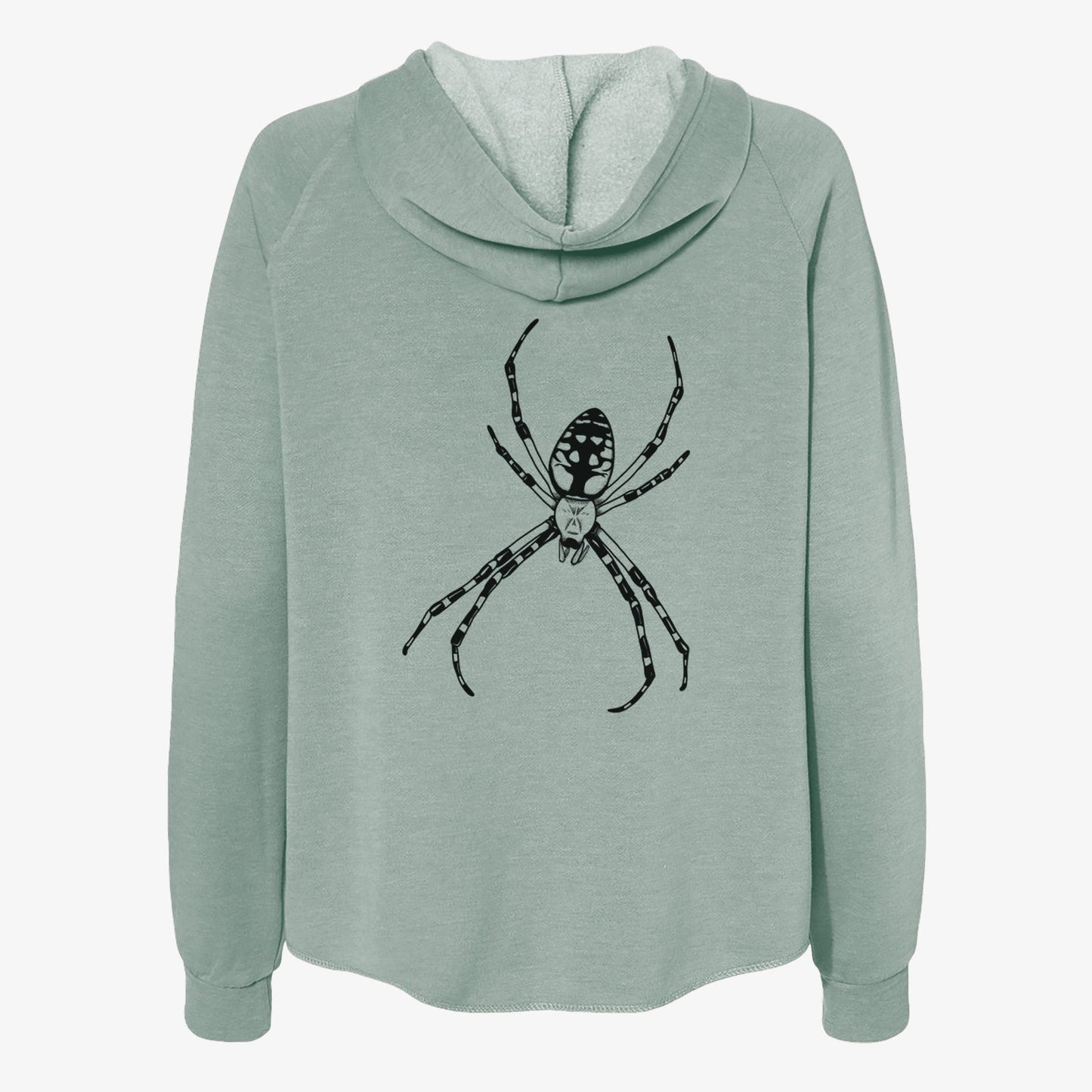 Argiope aurantia - Yellow Garden Spider - Women's Cali Wave Zip-Up Sweatshirt
