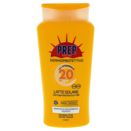 Derma-Protective Sun Milk SPF 20 by Prep for Unisex - 6.8 oz Sunscreen