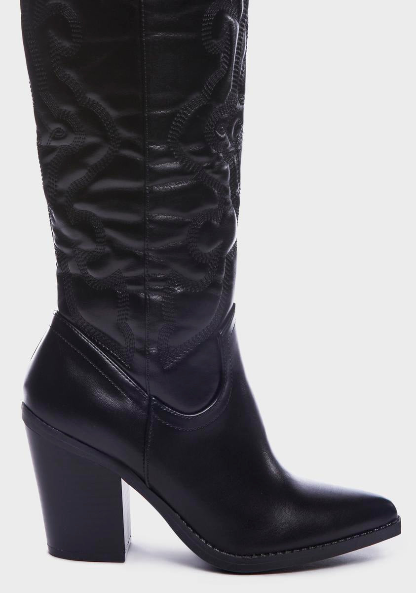 Rodeo Target Cowboy Boots